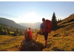 Herrlicher Ausblick in den Bergen von Großarl