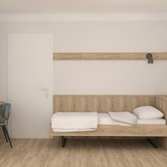 THREE
Gruppen, Familien und andere Salzburg-Reisende nutzen auch gerne unsere modernen 3-Bett-Zimmer.
Mit dem gleichen Charme ausgestattet wie unsere anderen Räumlichkeiten ist auch das Dreibettzimmer. Wir bieten damit ein flexibles Konzept bei gleichblei