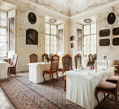 Der Mansbach Weiße Salon im Hotel Schloss Leopoldskron in Salzburg