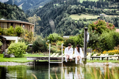 Hoteleigener Natur-Badesee | Wanderhotel Kirchner in Bramberg
