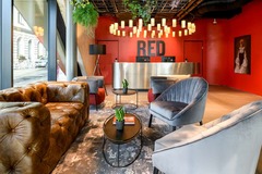 Lobby front desk view