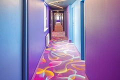 Guest floor corridor