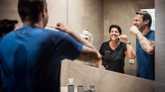 Badezimmer Aktiv- & Gesundheitsresort das GUXND Bad Hofgastein