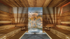 Finnische Sauna Sauna World Alpentherme Gastein