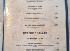 Restaurant Fischerstadl Speisekarte