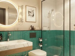 Guest room bathroom