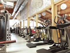 Dein Fitnessbereich im Feriendorf Rosental.