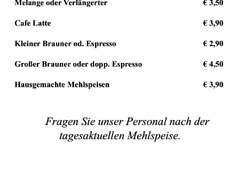 Speisekarte